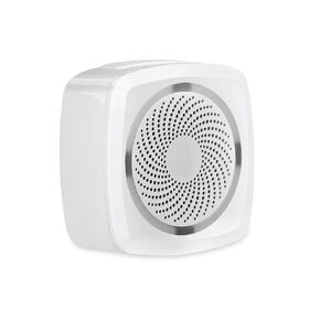 Feit Electric Smart Indoor WiFi Audible Home Security Alarm with Flashing Lights, Wireless, Rechargeable and Connects to Security Cameras and Sensors (Brand Compatibility) - Alert/WiFi