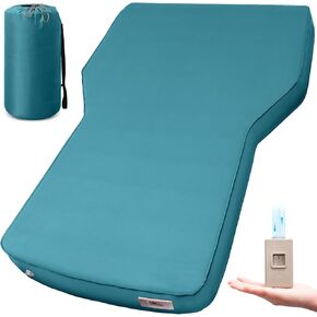Tesla Camping Air Mattress with Foam, Ultra Thick 4" Self Inflating Sleeping Pad with Electric Pump for Model Y, R-Value 9.5 Insulated Car Camping Mattress Pad for All Seasons