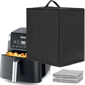 Air Fryer Lid Waterproof and Dustproof Protective Cover for COSORI Air Fryer 5 Quart/6 Quart/For Ninja Air Fryer Pro 4-in-1 Capacity 5 Quart/Capacity 6.5 Quart Air Fryer（13.7"D x 15.7"W x 12.2"H）