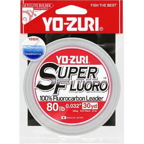 Yo-Zuri YZ-SF-80LB-NCL-30YD: Superfluoro 30Yd 80Lb, Natural Clear