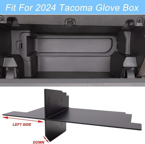 JKCOVER Compatible with Toyota Tacoma Glove Box Dividers Organizer 2016 2017 2018 2019 2020 2021 2022 2023 Accessories,Insert Box ABS Secondary Storage in Saudi Arabia