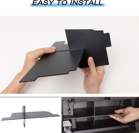 JKCOVER Compatible with Toyota Tacoma Glove Box Dividers Organizer 2016 2017 2018 2019 2020 2021 2022 2023 Accessories,Insert Box ABS Secondary Storage in Saudi Arabia