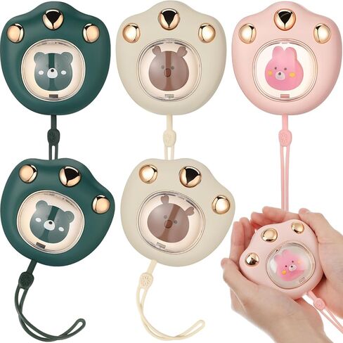 6 قطع صغيرة لطيفة على شكل مخلب قطة كهربائية لتدفئة اليد قابلة لإعادة الشحن USB محمولة وقابلة لإعادة الاستخدام مع سيليكون معلق للأطفال والنساء والرجال الشتاء الرياضات الداخلية والخارجية in Kuwait