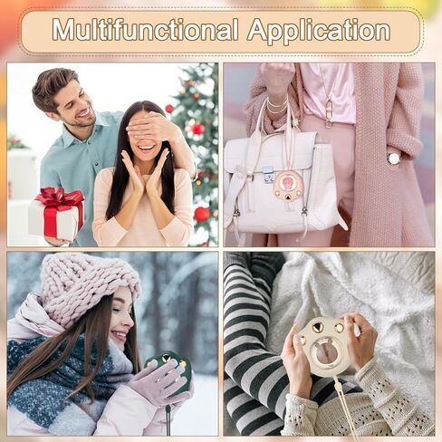 6 قطع صغيرة لطيفة على شكل مخلب قطة كهربائية لتدفئة اليد قابلة لإعادة الشحن USB محمولة وقابلة لإعادة الاستخدام مع سيليكون معلق للأطفال والنساء والرجال الشتاء الرياضات الداخلية والخارجية in Kuwait