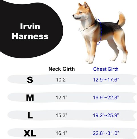 Puppia Irvin Dog Harness Over-The-Head Warm Winter Diamond Pattern Adjustable Chest for Small and Medium Dog, Cream, Medium in Kuwait