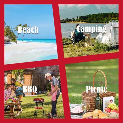 Camping Table Beach Tables for Sand Foldable with 4 Cup Holders and Carrying Bags Folding Picnic Table for Outdoor Indoor Beach BBQ Outdoor Fishing in Saudi Arabia