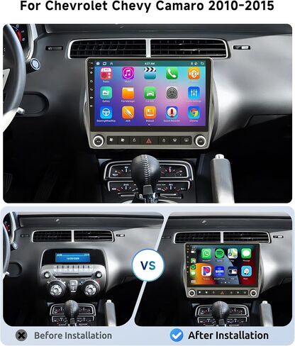 [8 CORE 4G+64G] راديو سيارة لسيارة شيفروليه تشيفي كامارو 2010-2015 مع Carplay/Android Auto، 9 بوصة Android 13 IPS شاشة تعمل باللمس ستيريو سيارة، بلوتوث، GPS Navi، WiFi، SWC، كاميرا احتياطية in Saudi Arabia