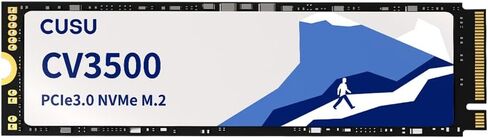 محرك أقراص الحالة الصلبة الداخلي CUSU CV3500 SSD 1 تيرابايت PCIe Gen3x4 NVMe M.2 2280، سرعة قراءة تصل إلى 3500 ميجابايت/ثانية، مع ملصق تبريد، تخزين للكمبيوتر الشخصي وسطح المكتب وأجهزة الكمبيوتر المحمولة in Saudi Arabia