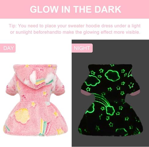 Dog Hoodie Dog Sweater Winter Dog Clothes for Small Dogs Boy Girl Pet Sweater Dress for Dogs Cold Weather Dog Coats Fall Dog Sweatshirt for Chihuahua Yorkie Cat Sweater Dog Costumes in Saudi Arabia
