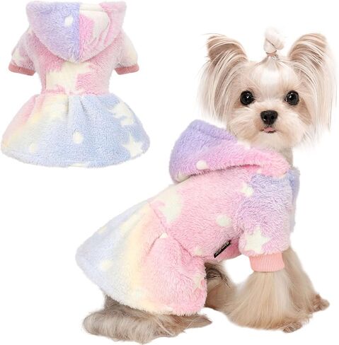 Dog Hoodie Dog Sweater Winter Dog Clothes for Small Dogs Boy Girl Pet Sweater Dress for Dogs Cold Weather Dog Coats Fall Dog Sweatshirt for Chihuahua Yorkie Cat Sweater Dog Costumes in Saudi Arabia