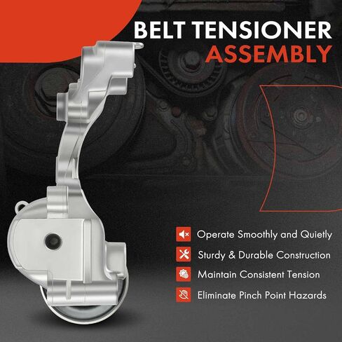 A-Premium Belt Tensioner Assembly with Pulley Compatible with Toyota Camry 2012-2017, RAV4 2009-2018, Sienna 2011-2013, Venza 2009-2015 & Lexus NX300h & Scion tC, Replace# 1662036010 in Saudi Arabia