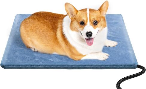 Pet Heating Pad for Cats and Dogs Outdoor,Indoor Warming Cat Heating Pad, Waterproof Dog Heating Pad Outdoor with Chew Resistant Cord, Pet Heater Warmer Blanket for Puppy & Kitten18*18 in in Saudi Arabia