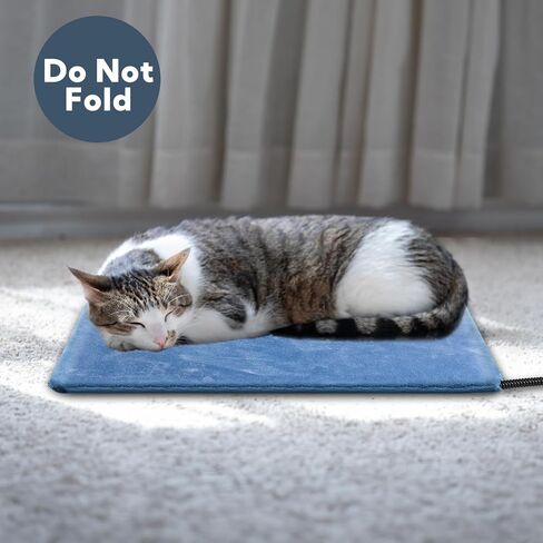 Pet Heating Pad for Cats and Dogs Outdoor,Indoor Warming Cat Heating Pad, Waterproof Dog Heating Pad Outdoor with Chew Resistant Cord, Pet Heater Warmer Blanket for Puppy & Kitten18*18 in in Saudi Arabia