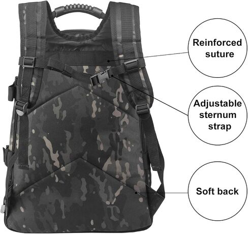 Tactical Backpack Military Backpacks for Men Army Expandable 3 Day Assault Pack Molle Backpacks Bug Out Bag for Camping Hiking Rucksack Fishing in Saudi Arabia