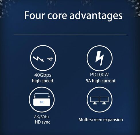 Cable Matters [Intel Certified] 40Gbps Thunderbolt 4 Cable with 8K Video and 100W Charging, Compatible with USB4, Thunderbolt 3 Cable and USB-C.(3FT / 1M) (1M) in Saudi Arabia