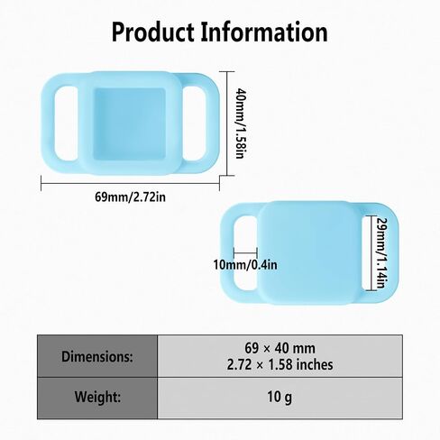 حافظة سيليكون Geiomoo لـ Tile Mate 2024، Tile Mate 2022، Tile Mate 2020، غطاء لتعقب مضاد للخدش، حامل حماية علامة مكتشف للكلاب والقطط والحيوانات الأليفة والأطفال (أخضر مضيء + وردي + أزرق) in Saudi Arabia