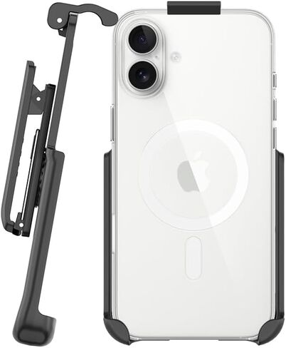 BELTRON Belt Clip Holster Compatible with Apple iPhone 16 Pro Max Clear Case with MagSafe - Features: Built in Kickstand (Holster Only, Case is NOT Included) in Saudi Arabia
