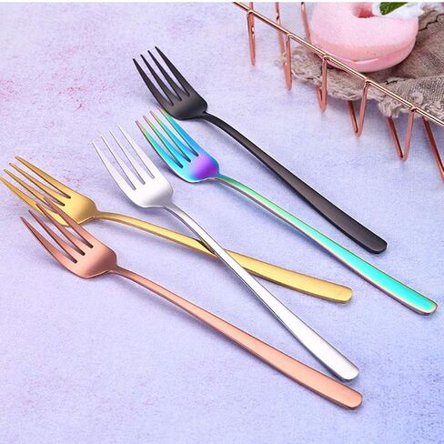 3 PCS Stainless Steel Travel Camping Flatware Set Portable Fork Spoon Chopsticks with Case （Color） in Kuwait