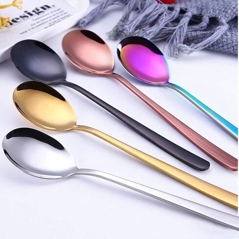 3 PCS Stainless Steel Travel Camping Flatware Set Portable Fork Spoon Chopsticks with Case （Color） in Kuwait