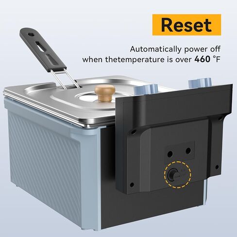 Commercial Deep Fryer, 1700W 10.6QT Stainless Steel Electric Fryer with Large Baskets & Accurate Temp Control for Restaurant or Home in Saudi Arabia