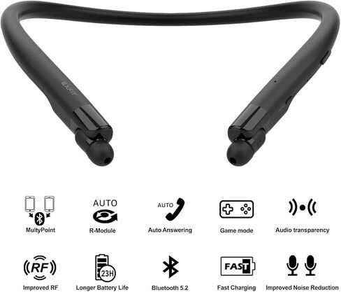Flex 800, Bluetooth Retractable Neckband, Around The Neck Headphones in Saudi Arabia