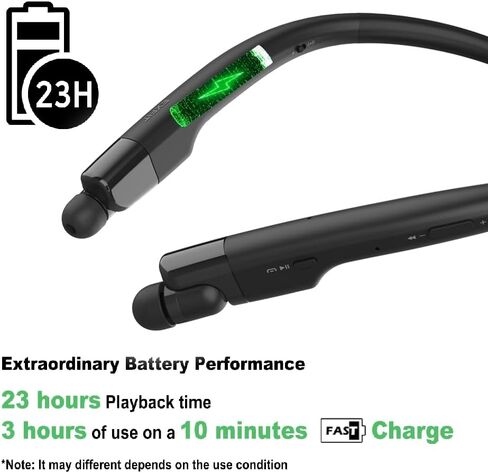 Flex 800, Bluetooth Retractable Neckband, Around The Neck Headphones in Saudi Arabia