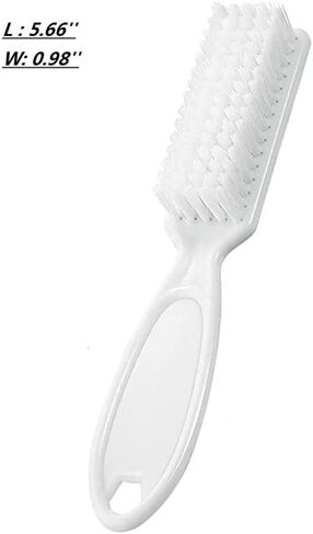 SQULIGT 6Pcs Handle Grip Nail Brush, Hand Fingernail Cleaner Brush Manicure Tools Scrub Cleaning Brushes for Toes and Nails (Black) in Kuwait