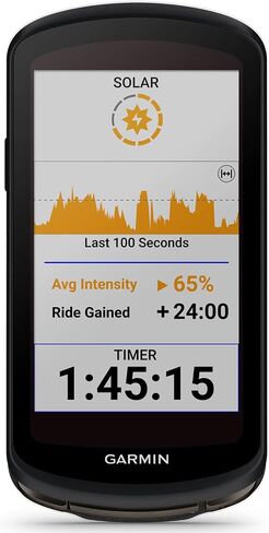 حزمة كمبيوتر Garmin 010-02503-20 Edge 1040 Solar GPS لركوب الدراجات مع مجموعة Deco Gear شديدة التحمل على شكل حرف U + منشفة رياضية للتبريد للتمرين in Saudi Arabia