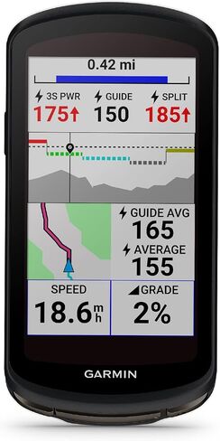 حزمة كمبيوتر Garmin 010-02503-20 Edge 1040 Solar GPS لركوب الدراجات مع مجموعة Deco Gear شديدة التحمل على شكل حرف U + منشفة رياضية للتبريد للتمرين in Saudi Arabia