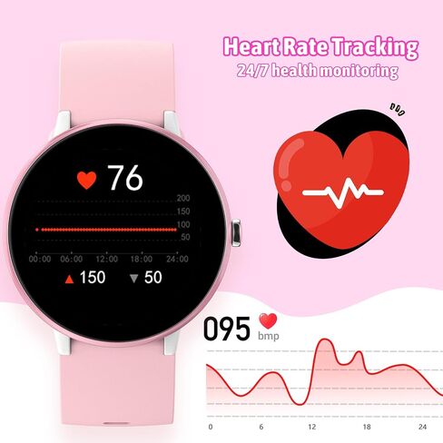 Smart Watch for Kids Boy Girl, Kids Watch Waterproof with 19 Sport Modes, Pedometer, Sleep Monitor, Kids Watch for Girls Boys 6-16 Birthday Gifts Toy Gift (Black) in Saudi Arabia
