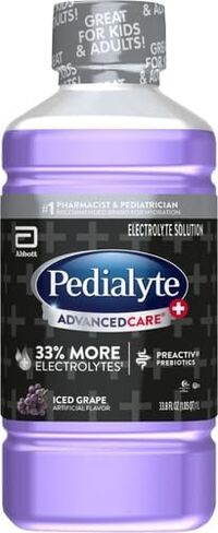 Pedialyte AdvancedCare+ مشروب إلكتروليت يحتوي على 33% المزيد من الإلكتروليتات ويحتوي على البريبايوتك PreActiv، ورمان الكرز المبرد، والزنجبيل، 33.8 أونصة سائلة in Kuwait