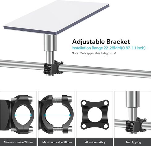 حامل Starlink Mini Mount، حامل سلم RV لـ Star Link Mini، ملحقات Starlink من سبائك الألومنيوم مع نطاق تثبيت 0.87-1.1 بوصة، حامل Starlink Mini قابل للتعديل لمجموعة Starlink Internet Kit عبر الأقمار الصناعية in Kuwait
