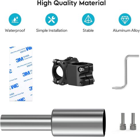 حامل Starlink Mini Mount، حامل سلم RV لـ Star Link Mini، ملحقات Starlink من سبائك الألومنيوم مع نطاق تثبيت 0.87-1.1 بوصة، حامل Starlink Mini قابل للتعديل لمجموعة Starlink Internet Kit عبر الأقمار الصناعية in Kuwait