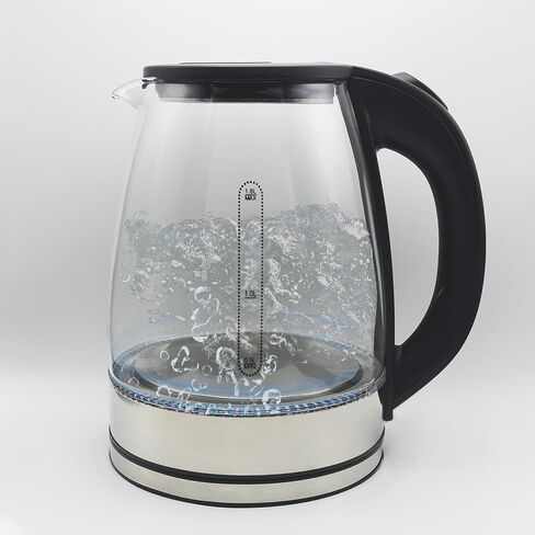 Mogart Kenlanz 1.8L Electric Kettle, Tea Pot Kettle, 1000W Rapid Boil, Water Kettle with Auto Shut-Off & Boil-dry Protection, Stainless Steel Lid & Heating Base, Cordless Design, Golden in Saudi Arabia