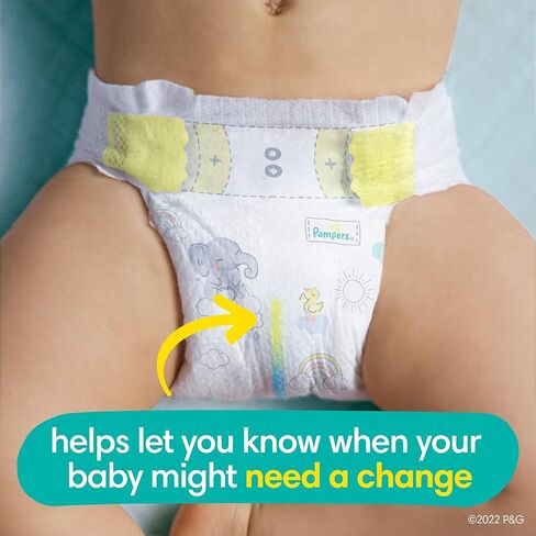 Diapers Size 5, 132 Count and Baby Wipes - Pampers Swaddlers Disposable Baby Diapers and Water Baby Wipes Sensitive Pop-Top Packs, 336 Count (Packaging May Vary) in Saudi Arabia