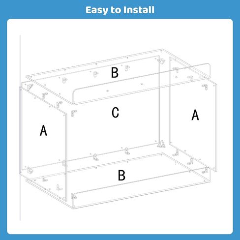 ROYALAY Cat Catio Outdoor Cat Enclosure, Clear Acrylic Cat Window Catio with Waterproof Roof, Resting Box Cat Window Perch Outside Enclosure for Sunbathing, Napping and Overlooking in Saudi Arabia