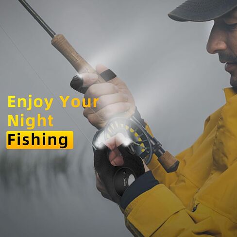LED Flashlight Gloves, Gifts for Men Dad Husband Boyfriend, Finger Lights Cool Gadgets Tools for Repairing Fishing Camping, Christmas Birthday Gift for Him in Saudi Arabia