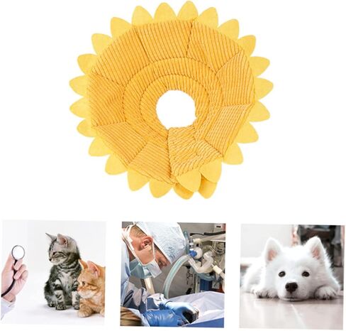 الكلب المخاريط للكلاب الكبيرة الكلب الرقبة مخروط طوق الرقبة للكلاب مخروط لينة للكلاب عباد الشمس طوق الكلب الكلب دونات عباد الشمس قلادة القماش الحيوانات الأليفة طوق جولة الرقبة هود in Kuwait