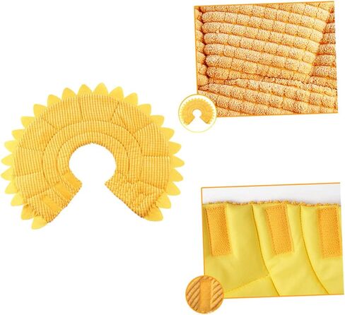 الكلب المخاريط للكلاب الكبيرة الكلب الرقبة مخروط طوق الرقبة للكلاب مخروط لينة للكلاب عباد الشمس طوق الكلب الكلب دونات عباد الشمس قلادة القماش الحيوانات الأليفة طوق جولة الرقبة هود in Kuwait