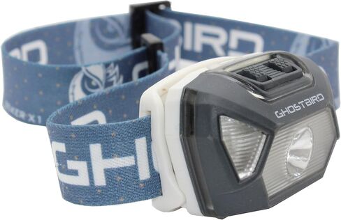 مصباح الرأس Ghost Bird Seiker X1 - LED Cree XPE القابل لإعادة الشحن - مقاوم للماء IPX7، مقاوم للتجميد، مقاوم للتحطيم مثالي للجري، والتخييم، وحقائب الظهر، والصيد، ومغامرات ركوب الدراجات in Saudi Arabia