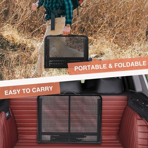 Folding Grill Table, 3x2 FT Height Adjustable Portable Camping Table with Mesh Desktop and Mesh Bag, Metal Table for Outdoor Camping, Picnic, Beach and BBQ in Saudi Arabia