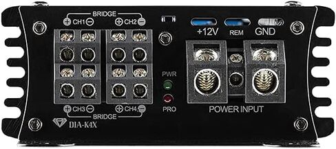Black Diamond Dia-K1 Car Audio Amplifier – 1 Channel, Monoblock, Class D, 1800 Watts, Remote BASS Knob Included (Renewed) in Saudi Arabia