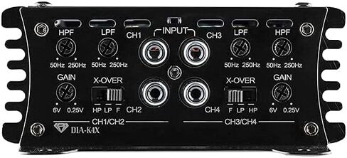 Black Diamond Dia-K1 Car Audio Amplifier – 1 Channel, Monoblock, Class D, 1800 Watts, Remote BASS Knob Included (Renewed) in Saudi Arabia