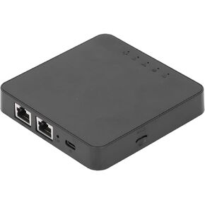 4G LTE Broadband Modem, 4G LTE Router for All European Nano SIM Card, 2 Gigabit Ethernet Port SIM Card Modem Mobile Hotspot for Travel Camping Security Camera European Version
