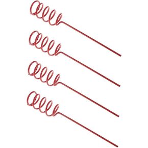 4pcs Fishing Rod Holder Pole Holder Ground Spiral Rod Holder Fishing Pole Stake Fish Rod Holder Fishing Pole Stand Rod Holders for Bank Fishing Metal Tool Sea Fishing