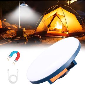 LED Camping Lantern Rechargeable 4000LM, Portable Camping Lights with Magnet Base, IPX4 Waterproof Hanging Tent Light for Power Outages, Emergency, Hurricane, Snowstorm, Outdoor Hiking