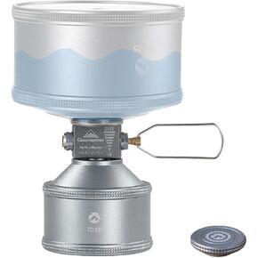 camping moon Refillable Fuel Canister Empty Gas Cylinder EN417 Lindal Valve w/Refill Adapter Propane 1/13-lb Mini Tank TC-28/Z15
