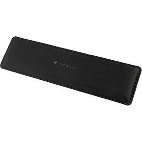 TECWARE Wrist Rest for Computer Keyboard, Full Size, Memory Foam, Anti-Slip, Ergonomic Design for Typing Pain Relief, Comfort for Office, Gaming, Black