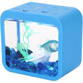 Betta Small Aquarium, Aquascaping Small Aquarium Blue 5 Bright Colors for Home