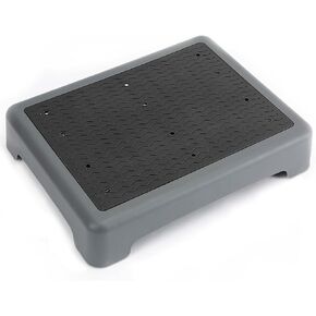 StrongTek One Step Stool for Adults and Elderly, Plastic Stair Riser with Non-Slip Surface and Feet, Portable for Shower, Bathtub, Car, Outdoor, Mobility Step Platform 400 lbs Capacity
